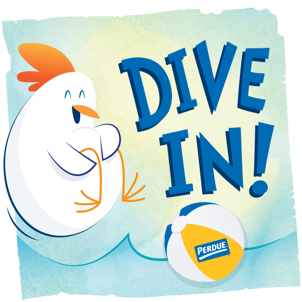 PERDUE® Chicken: Summer Chick-moji messages sticker-0
