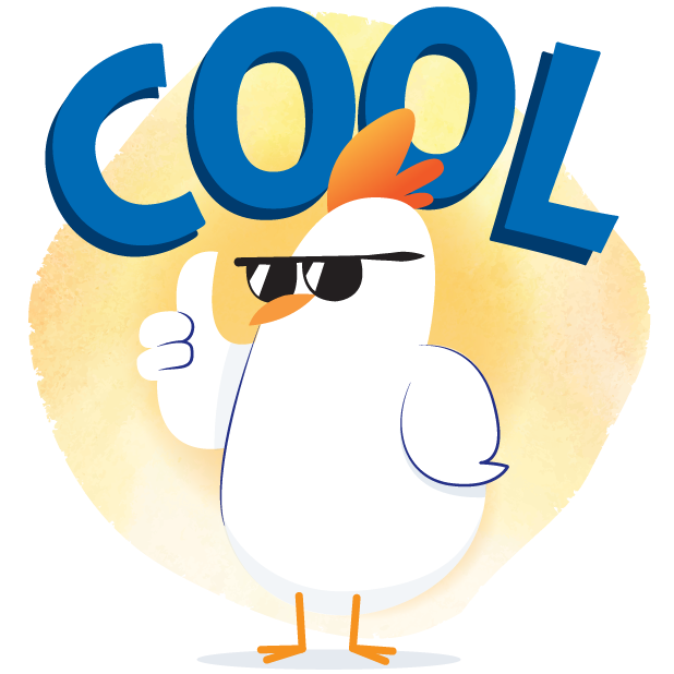 PERDUE® Chicken: Summer Chick-moji messages sticker-1