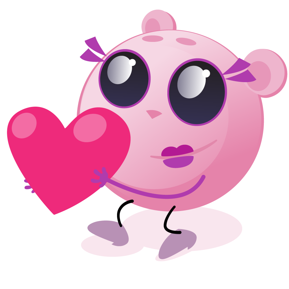 Cutie Pink - emoji stickers messages sticker-10