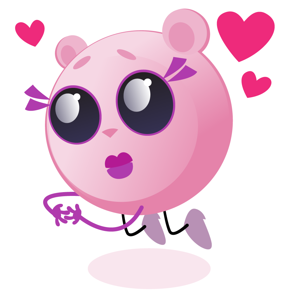 Cutie Pink - emoji stickers messages sticker-8