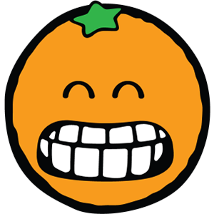 Smiley Orange Pack messages sticker-3