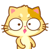 Fun Animation Cat Stickers messages sticker-5
