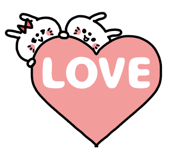 Love Love Couple Pea Sticker 2 messages sticker-0