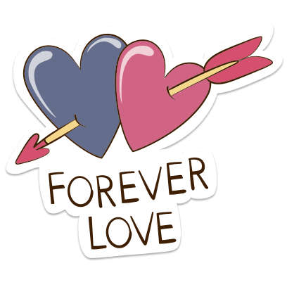 Love Stickers + Quotes - 80's Vintage & Retro Set messages sticker-6