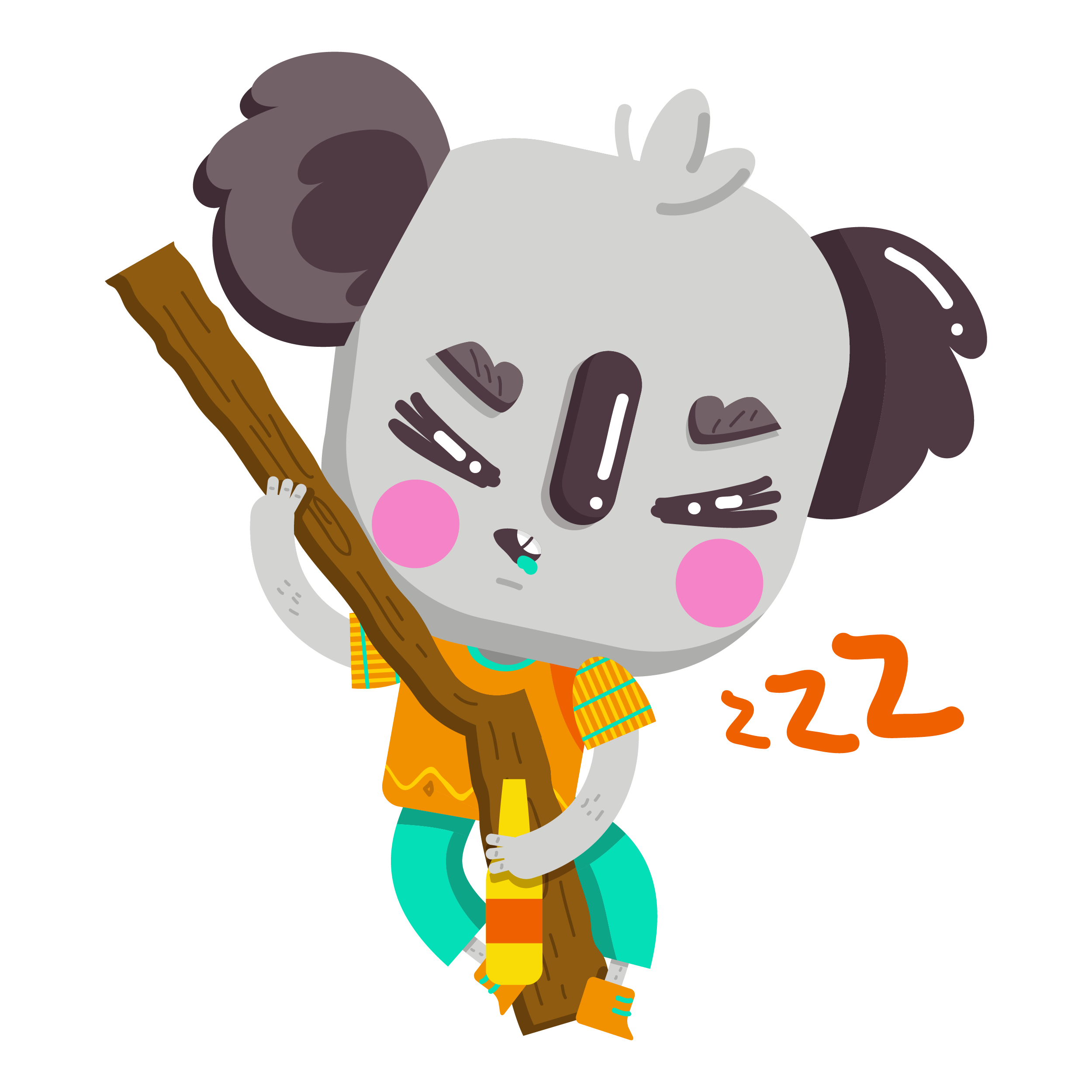Cute Koala Vibes messages sticker-5