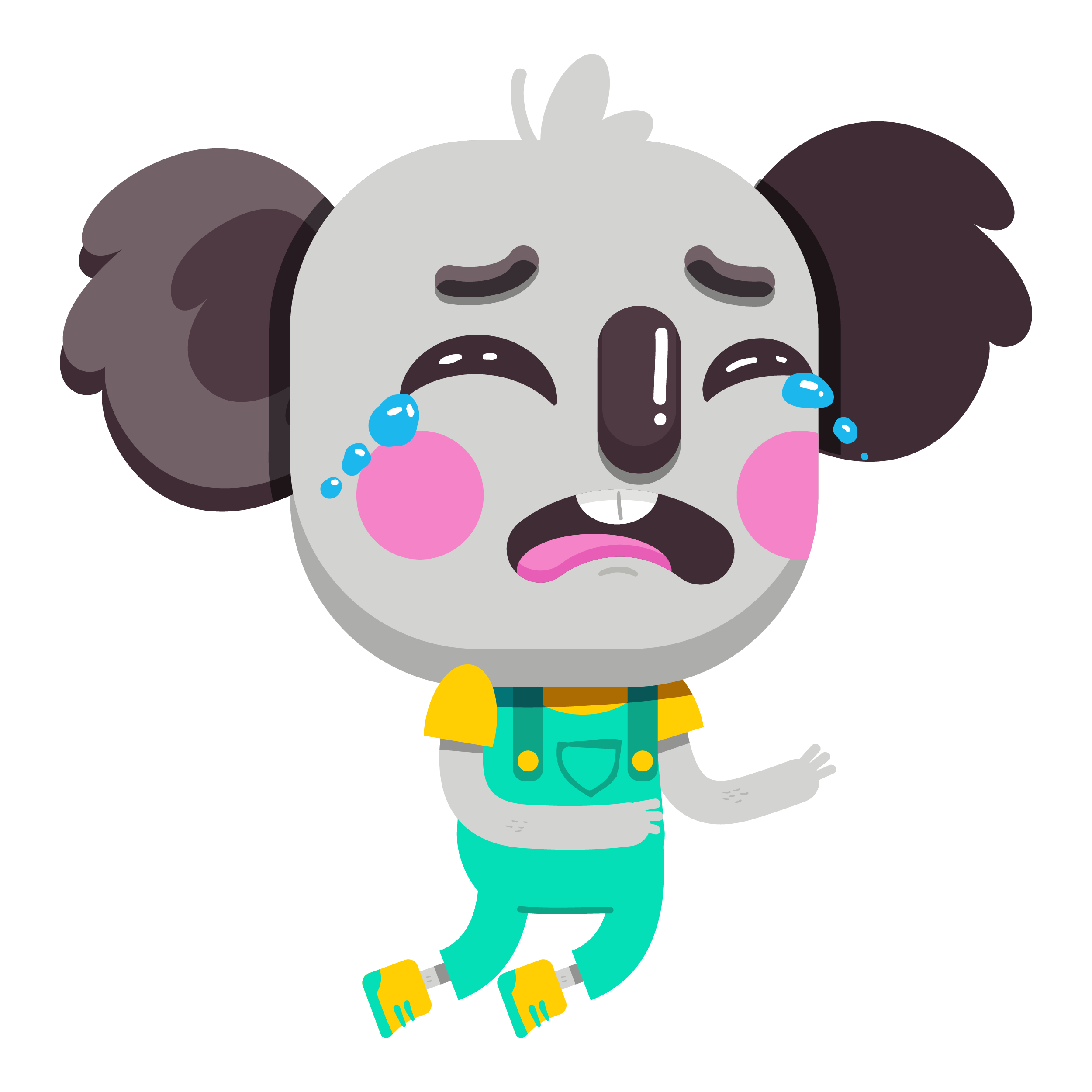 Cute Koala Vibes messages sticker-2
