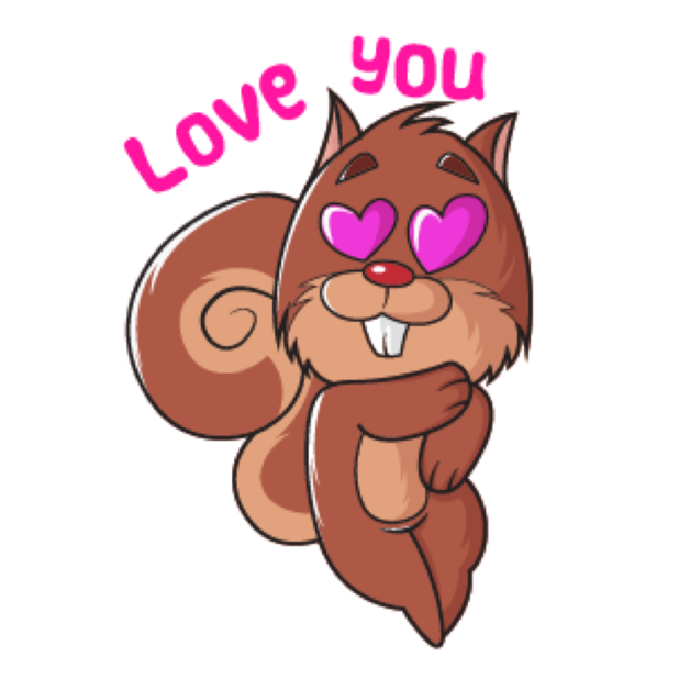 Squirrel Stickers (Wafer) messages sticker-10
