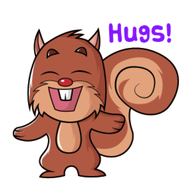 Squirrel Stickers (Wafer) messages sticker-8