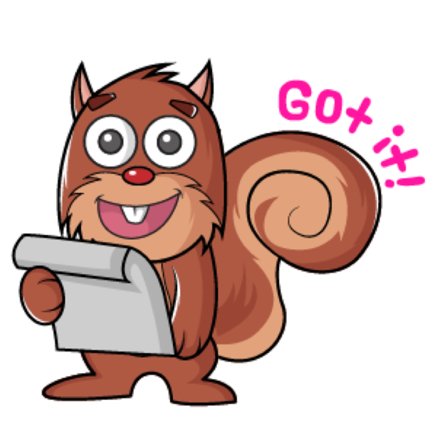 Squirrel Stickers (Wafer) messages sticker-2