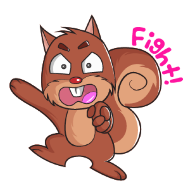 Squirrel Stickers (Wafer) messages sticker-5