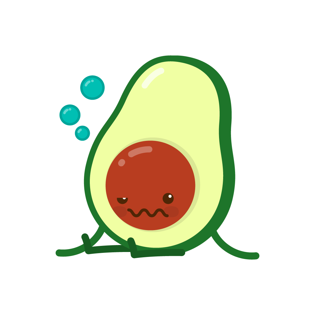 Avocado Life messages sticker-9