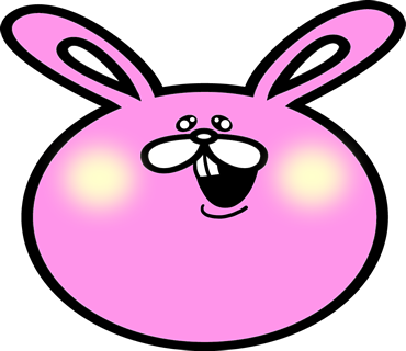 Face rabbit messages sticker-9