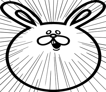 Face rabbit messages sticker-0