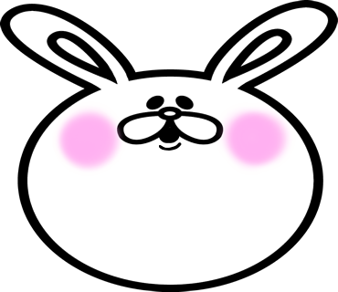 Face rabbit messages sticker-8