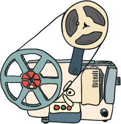 Vintage Cinema - Retro Movie Collection messages sticker-9