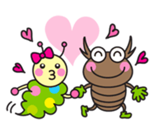 Family of Beetles messages sticker-10