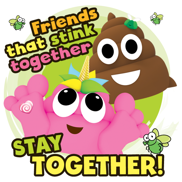 Poo-nicornicopia Stickers messages sticker-5