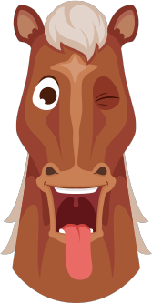 Horse Emojis messages sticker-6