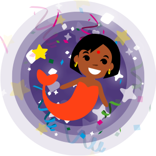 Mermaid Seaquest messages sticker-1