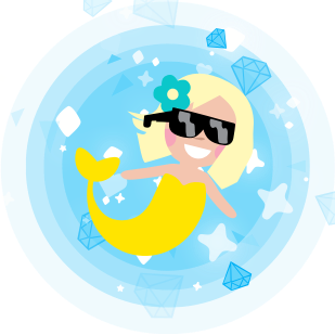 Mermaid Seaquest messages sticker-3