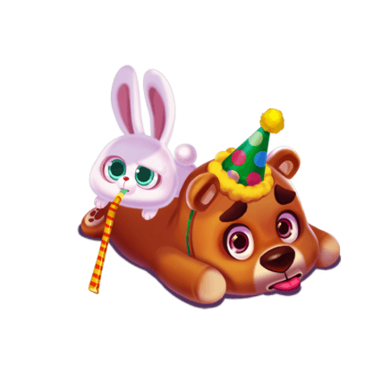 Toy Party: Match 3 Hexa Blast! messages sticker-3