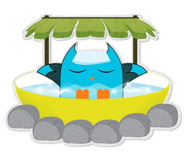 Blue Owl Fukuro Stickers messages sticker-0