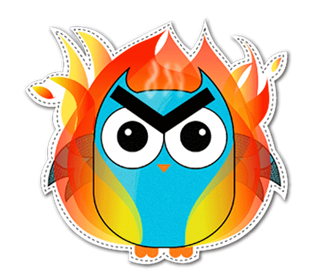 Blue Owl Fukuro Stickers messages sticker-9