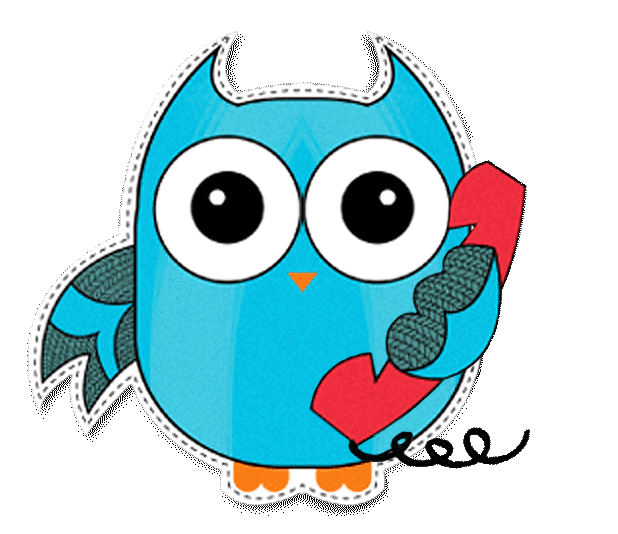 Blue Owl Fukuro Stickers messages sticker-10