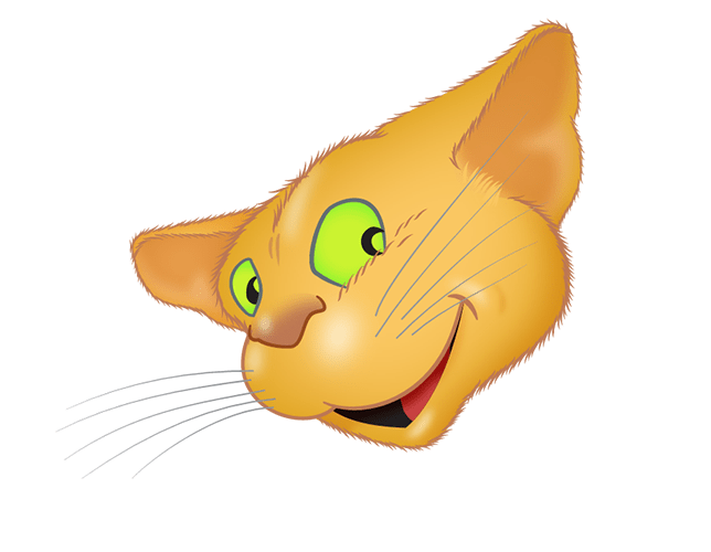 Golden Cat emoji messages sticker-0