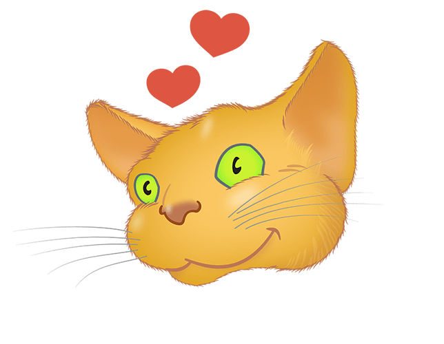 Golden Cat emoji messages sticker-8