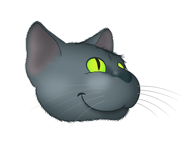 Black Cat emoji messages sticker-10