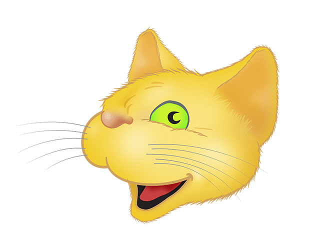 Yellow Cat emoji messages sticker-7
