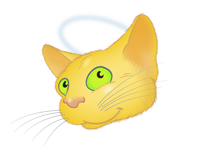 Yellow Cat emoji messages sticker-9