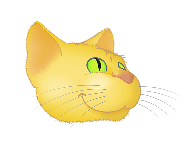 Yellow Cat emoji messages sticker-10