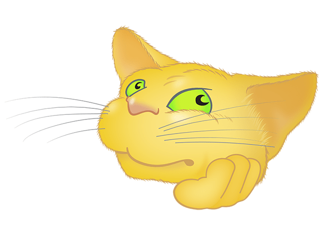Yellow Cat emoji messages sticker-11