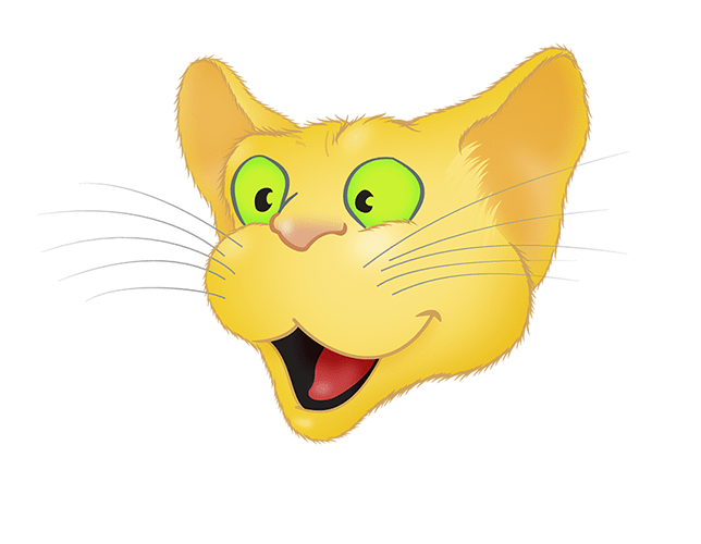 Yellow Cat emoji messages sticker-2