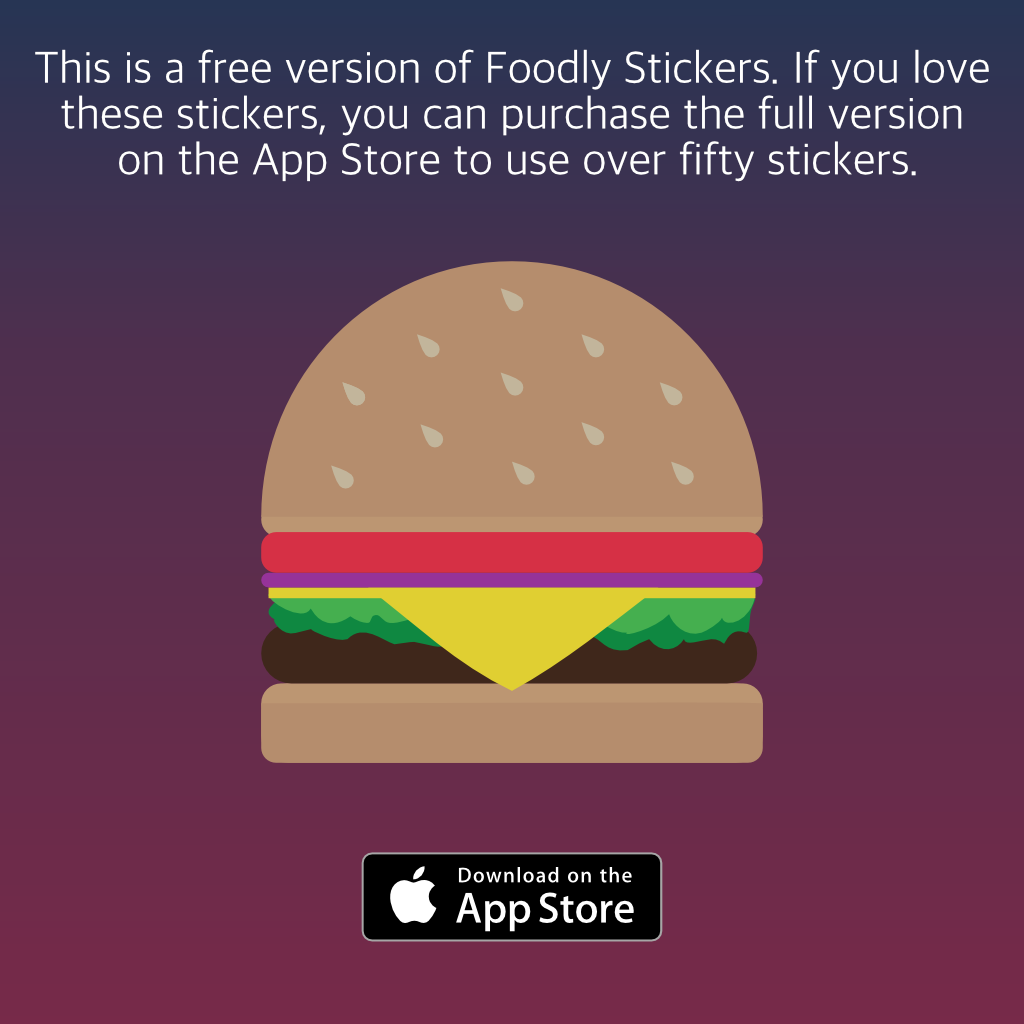 Foodly Stickers- Limited Stickers Version messages sticker-5