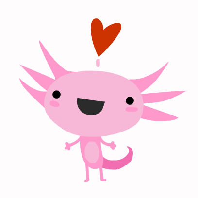 I Love Axolotl messages sticker-1
