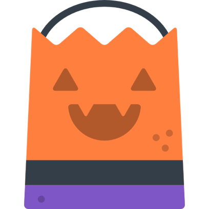 Halloween Flat Sticker Pack for iMessage messages sticker-1
