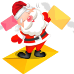 Christmas Snowman striker messages sticker-3
