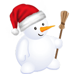Christmas Snowman striker messages sticker-11