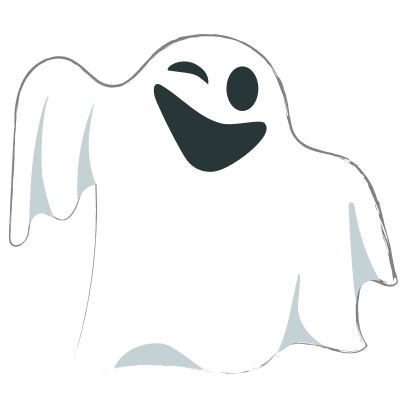 Ghost halloween emoji messages sticker-4