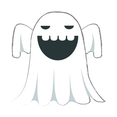 Ghost halloween emoji messages sticker-1