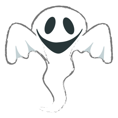 Ghost halloween emoji messages sticker-8