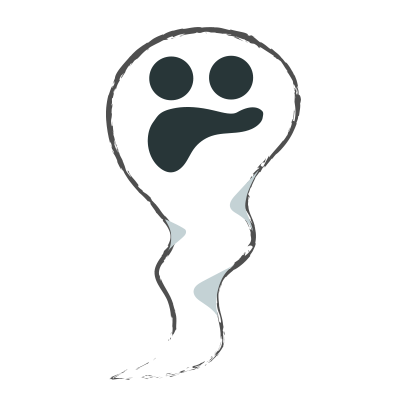Ghost halloween emoji messages sticker-6