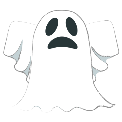 Ghost halloween emoji messages sticker-5