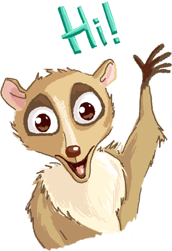 Lemur - Cute stickers messages sticker-0