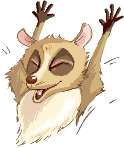 Lemur - Cute stickers messages sticker-3
