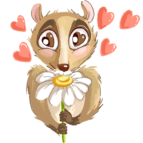 Lemur - Cute stickers messages sticker-10