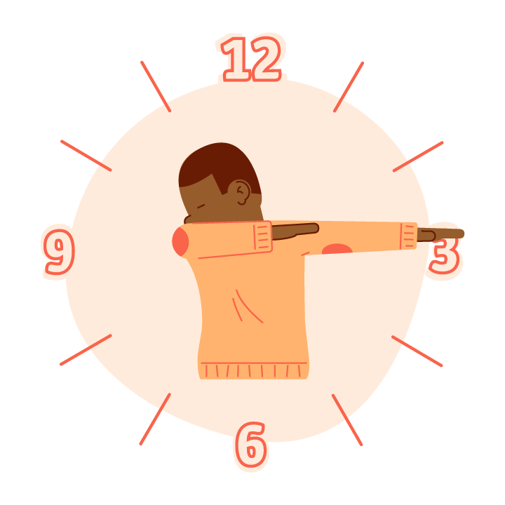 Dab O'Clock messages sticker-2